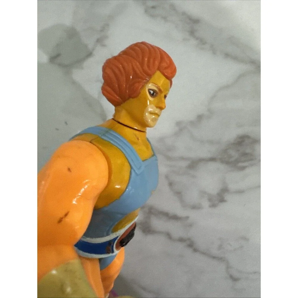 Lot vintage 1980s LJN Thundercats CAPTAIN CRACKER AND Lion-O Action Figure